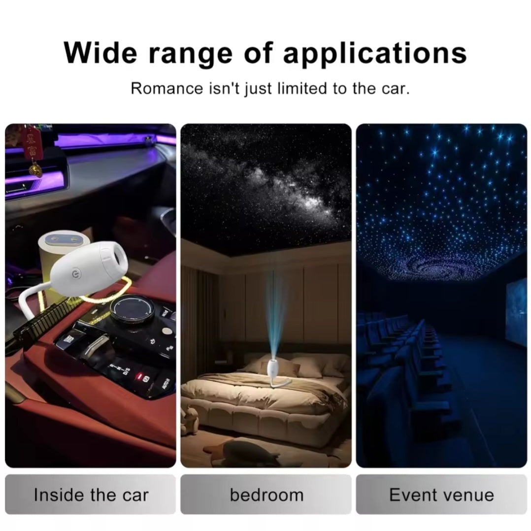 Galaxy Projector Night Light 360° Adjustable Starry Sky Lamp With Multiple Projection Films & HD Images, Dimmable USB Star Light