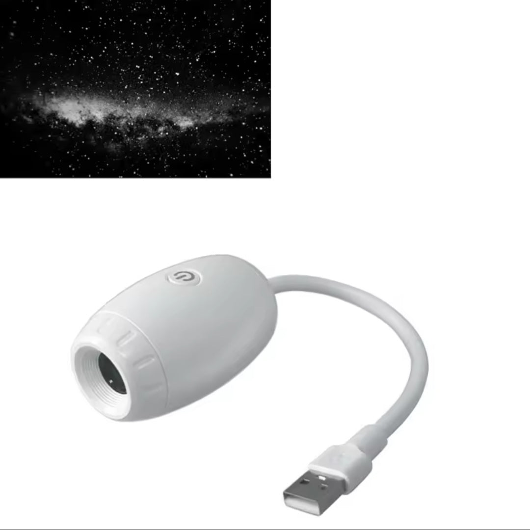 Galaxy Projector Night Light 360° Adjustable Starry Sky Lamp With Multiple Projection Films & HD Images, Dimmable USB Star Light