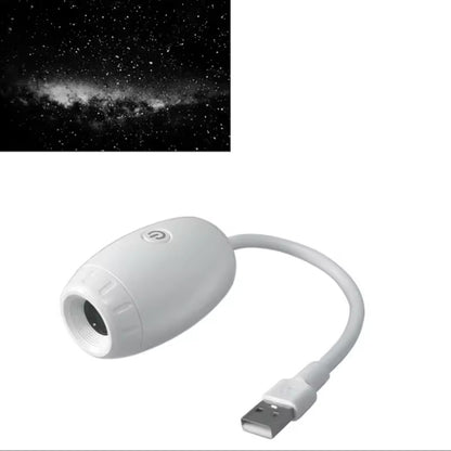 Galaxy Projector Night Light 360° Adjustable Starry Sky Lamp With Multiple Projection Films & HD Images, Dimmable USB Star Light