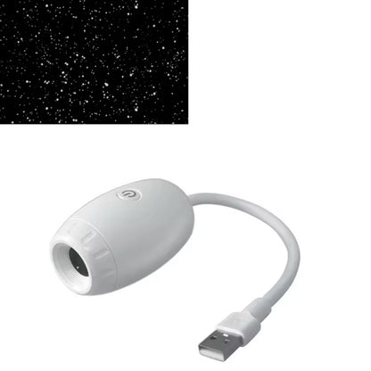 Galaxy Projector Night Light 360° Adjustable Starry Sky Lamp With Multiple Projection Films & HD Images, Dimmable USB Star Light