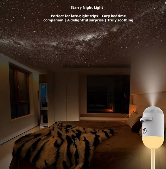 Galaxy Projector Night Light 360° Adjustable Starry Sky Lamp With Multiple Projection Films & HD Images, Dimmable USB Star Light