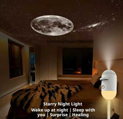 Galaxy Projector Night Light 360° Adjustable Starry Sky Lamp With Multiple Projection Films & HD Images, Dimmable USB Star Light